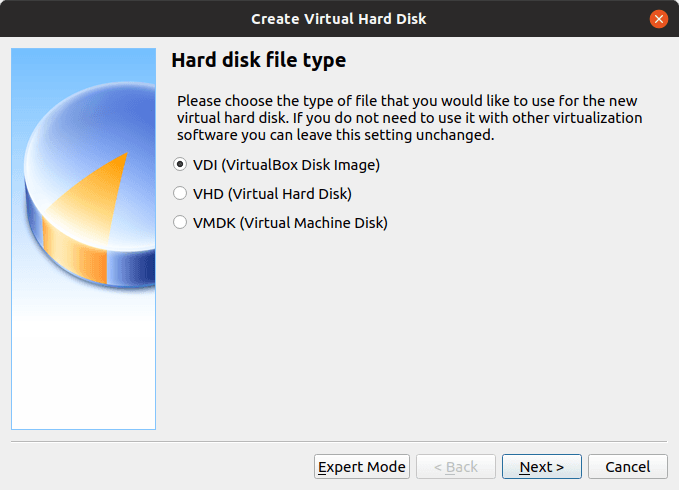 Hard disk file type